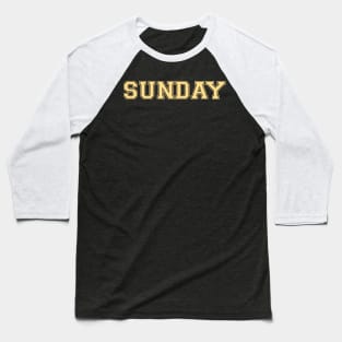 Luxurious Black and Gold Shirt of the Day -- Sunday Baseball T-Shirt